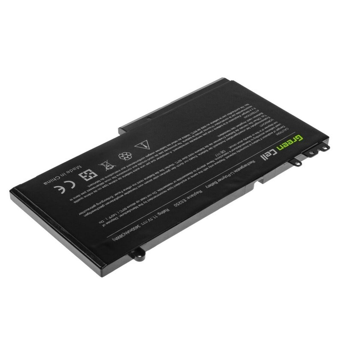Sülearvuti aku Green Cell DE117 Must 3400 mAh